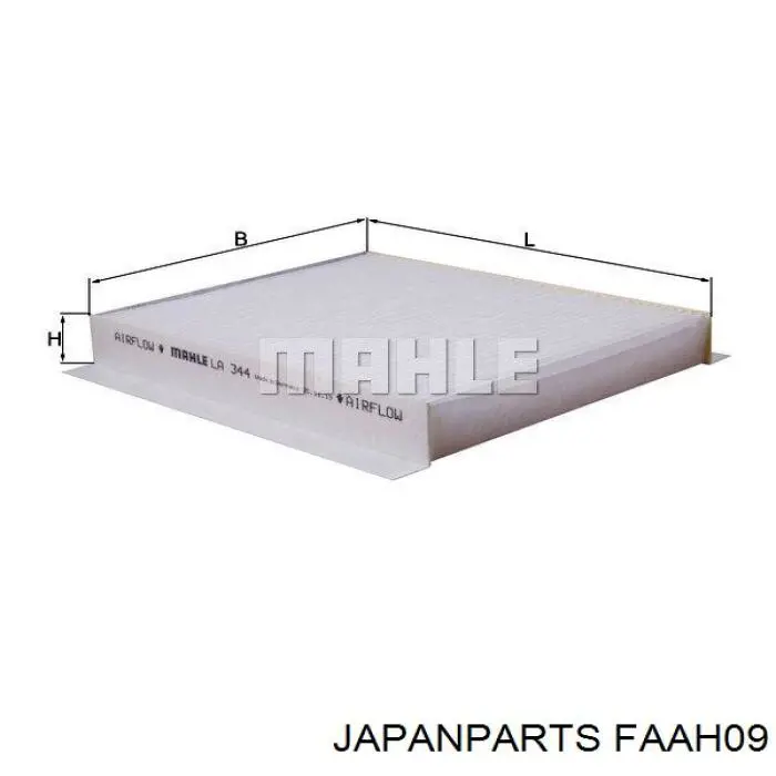 Filtr kabiny Japan Parts FAAH09 cena, od 8,36 USD