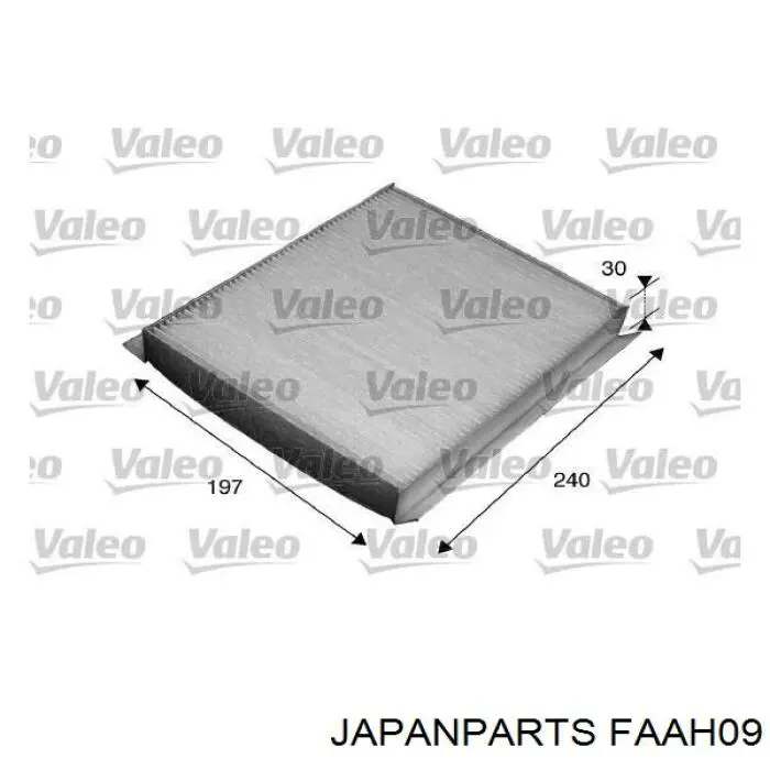Do koszyka FAAH09 Japan Parts Filtr kabiny