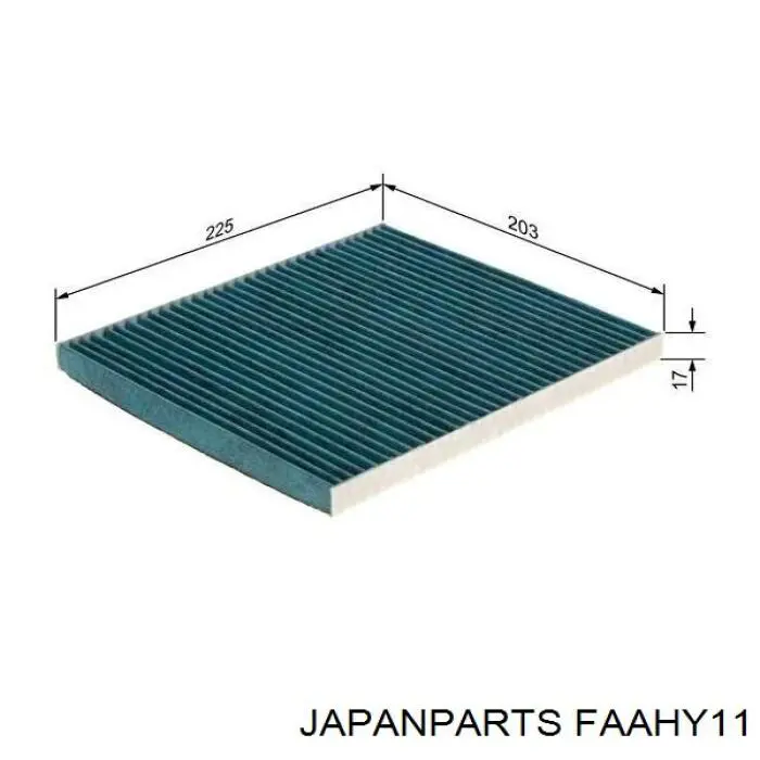 Do koszyka FAAHY11 Japan Parts Filtr kabiny
