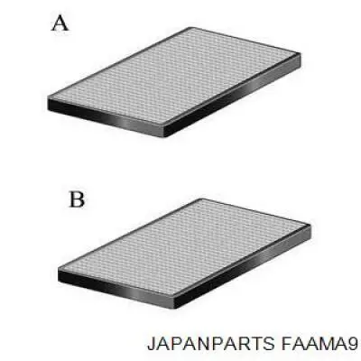 Do koszyka FAAMA9 Japan Parts Filtr kabiny