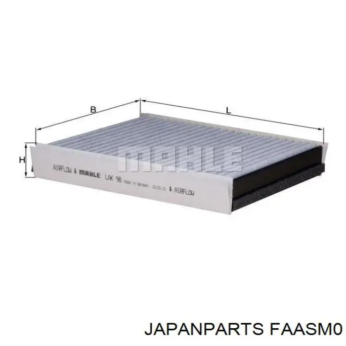 Filtr kabiny Japan Parts FAASM0 cena, od 13,86 USD