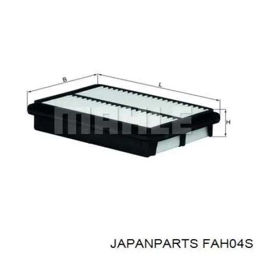 Do koszyka FAH04S Japan Parts Filtr powietrza
