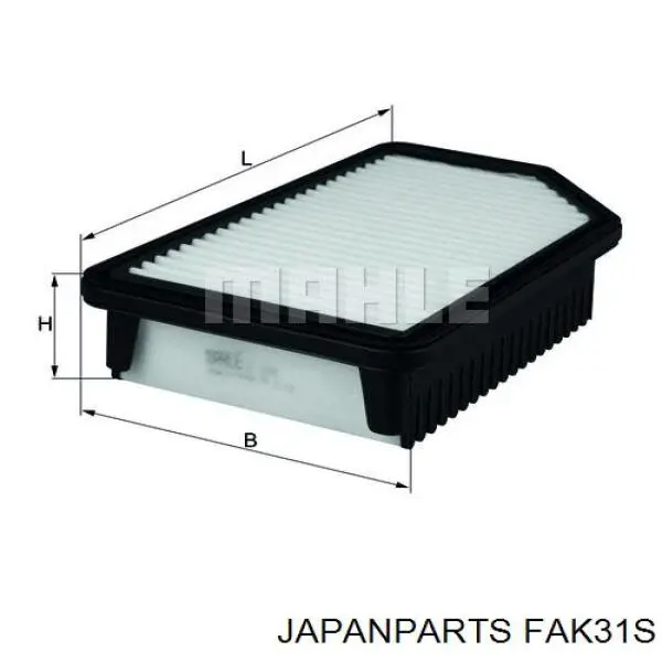 Do koszyka FAK31S Japan Parts Filtr powietrza