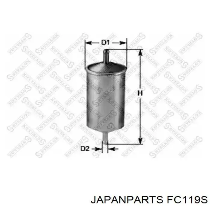 Do koszyka FC119S Japan Parts Filtr paliwa