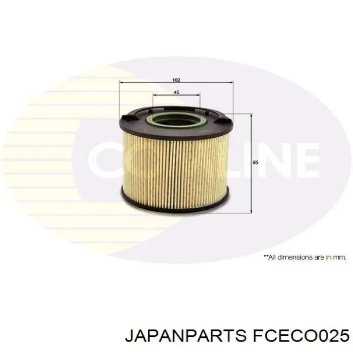 Do koszyka FCECO025 Japan Parts Filtr paliwa