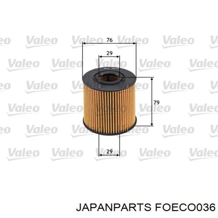 Do koszyka FOECO036 Japan Parts Filtr oleju