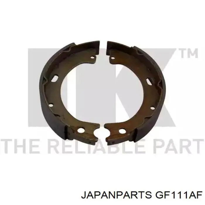 Klocki hamulca ręcznego Japan Parts GF111AF cena, od 25,09 USD