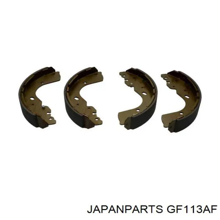 Klocki hamulcowe tylne bębnowe Japan Parts GF113AF cena, od 56,51 USD