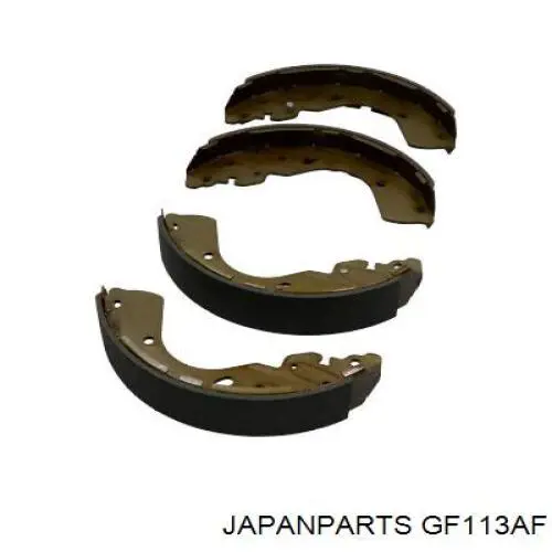 Do koszyka GF113AF Japan Parts Klocki hamulcowe tylne bębnowe