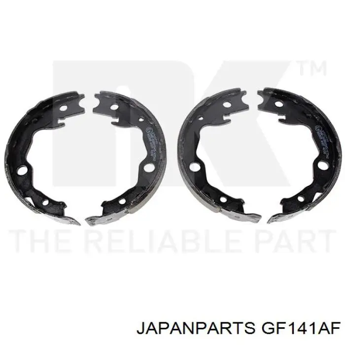 Klocki hamulca ręcznego Japan Parts GF141AF cena, od 24,19 USD