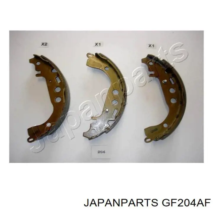 Klocki hamulcowe tylne bębnowe Japan Parts GF204AF cena, od 28,24 USD
