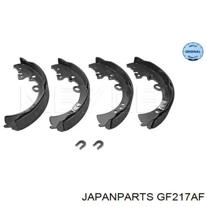 Klocki hamulcowe tylne bębnowe Japan Parts GF217AF cena, od 48,98 USD