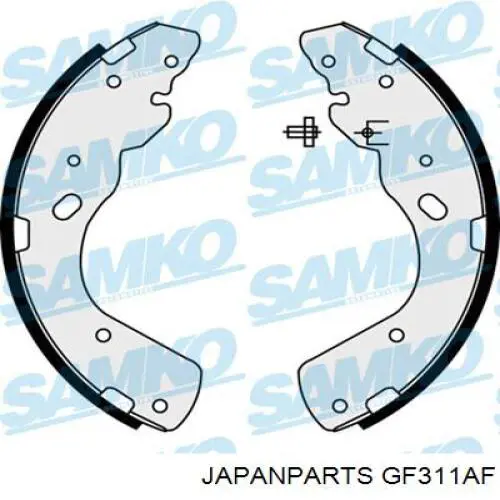 Do koszyka GF311AF Japan Parts Klocki hamulcowe tylne bębnowe
