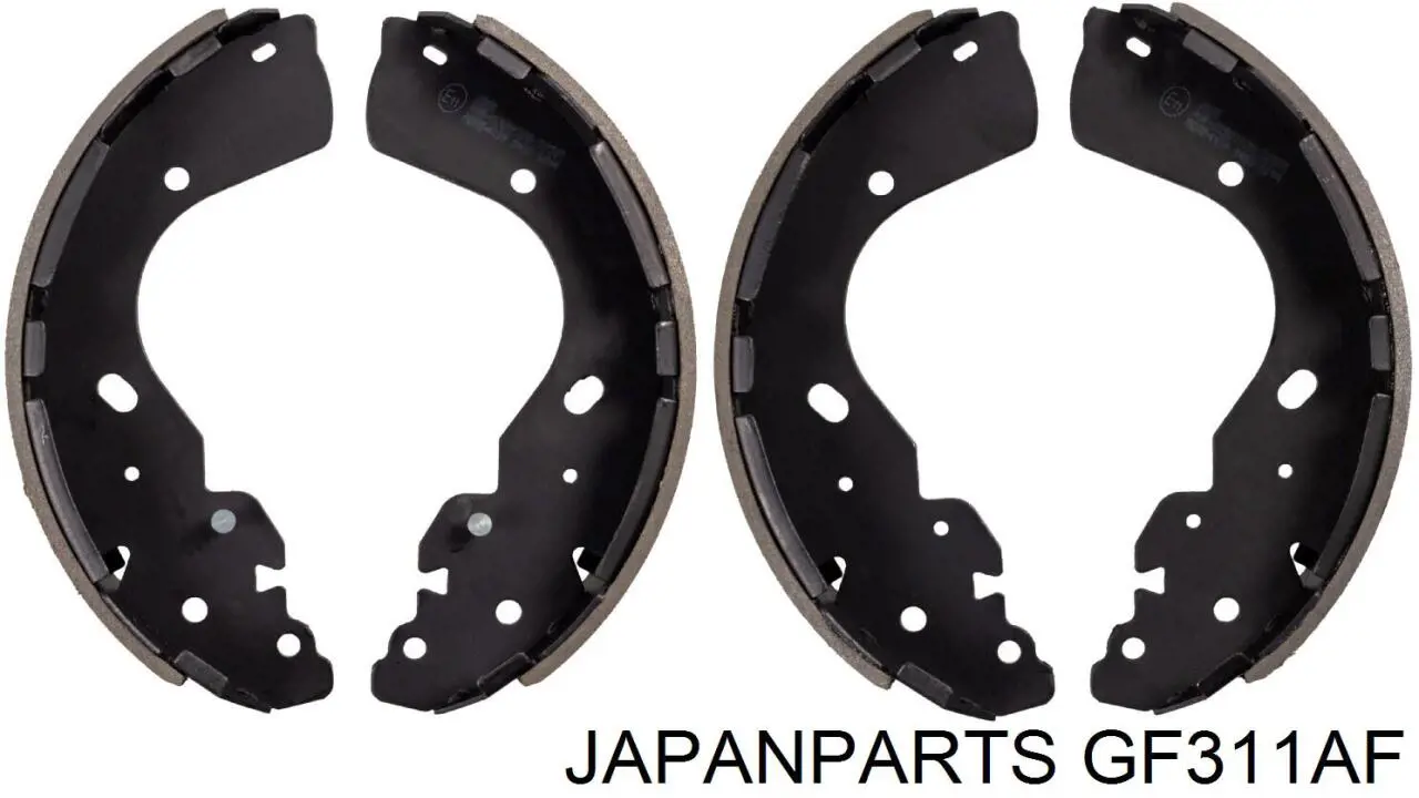 Klocki hamulcowe tylne bębnowe Japan Parts GF311AF cena, od 56,68 USD