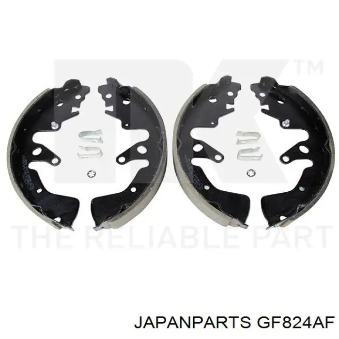 Do koszyka GF824AF Japan Parts Klocki hamulcowe tylne bębnowe