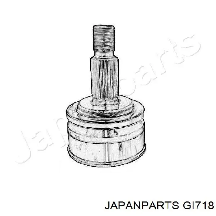 Przegub homokinetyczny przedni zewnętrzny Japan Parts GI718 cena, od 42,64 USD