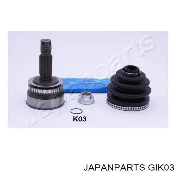 Przegub homokinetyczny przedni zewnętrzny Japan Parts GIK03 cena, od 47,92 USD