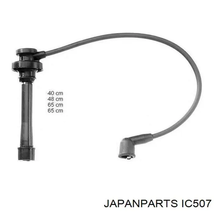 Zestaw przewodów wysokiego napięcia Japan Parts IC507 cena, od 38,33 USD