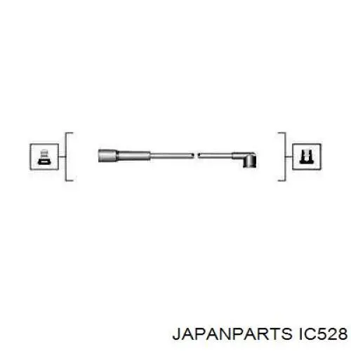 Do koszyka IC528 Japan Parts Zestaw przewodów wysokiego napięcia