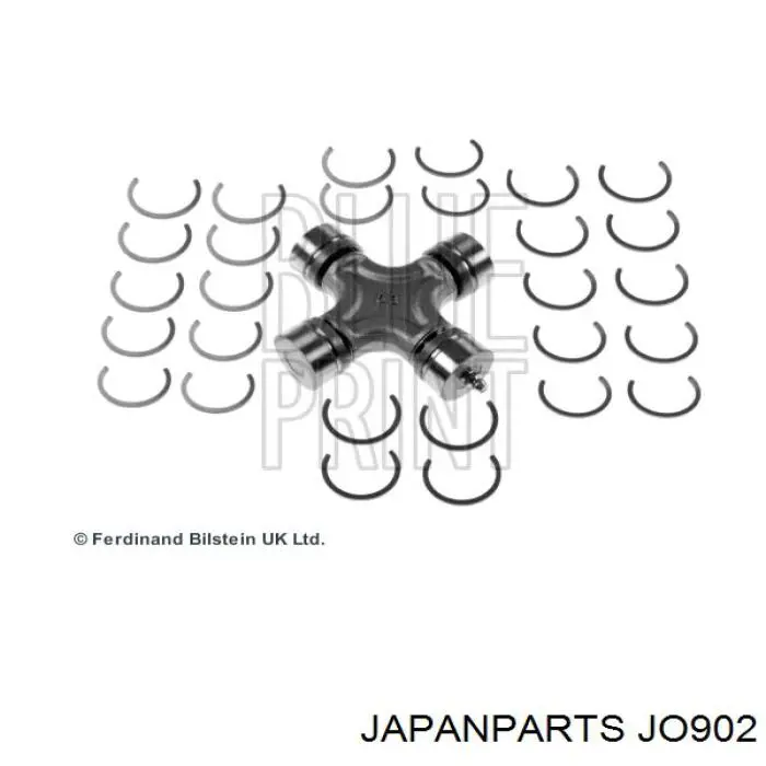 Krzyżak wału Carnada przedniego Japan Parts JO902 cena, od 33,21 USD