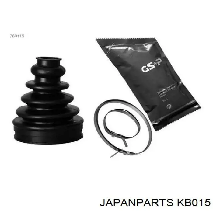 Do koszyka KB015 Japan Parts Osłona przegubu homokinetycznego półosi przedniej zewnętrzna