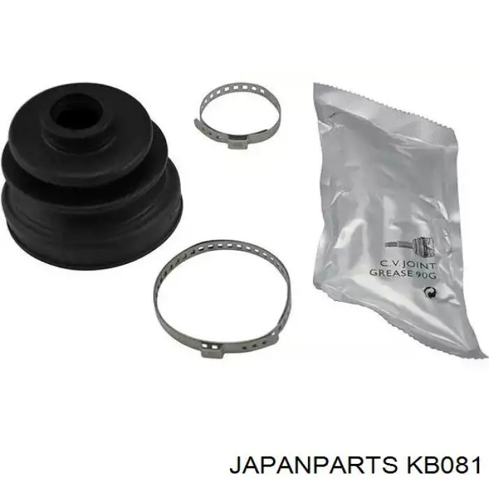 Osłona przegubu homokinetycznego półosi przedniej wewnętrzna Japan Parts KB081 cena, od 12,77 USD