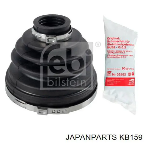 Do koszyka KB159 Japan Parts Osłona przegubu homokinetycznego półosi przedniej wewnętrzna