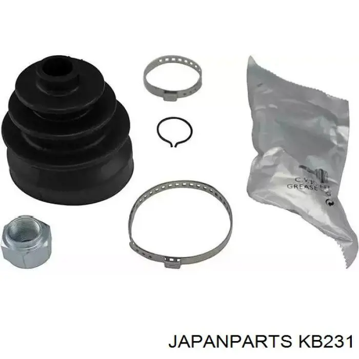 Do koszyka KB231 Japan Parts Osłona przegubu homokinetycznego półosi przedniej zewnętrzna
