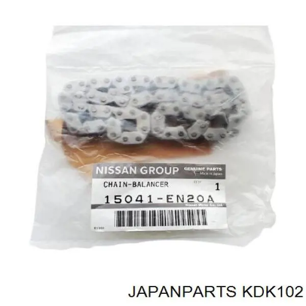 KDK102 Japan Parts Łańcuch rozrządu, zestaw