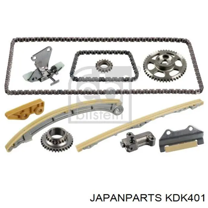 Łańcuch rozrządu, zestaw Japan Parts KDK401 cena, od 199,26 USD