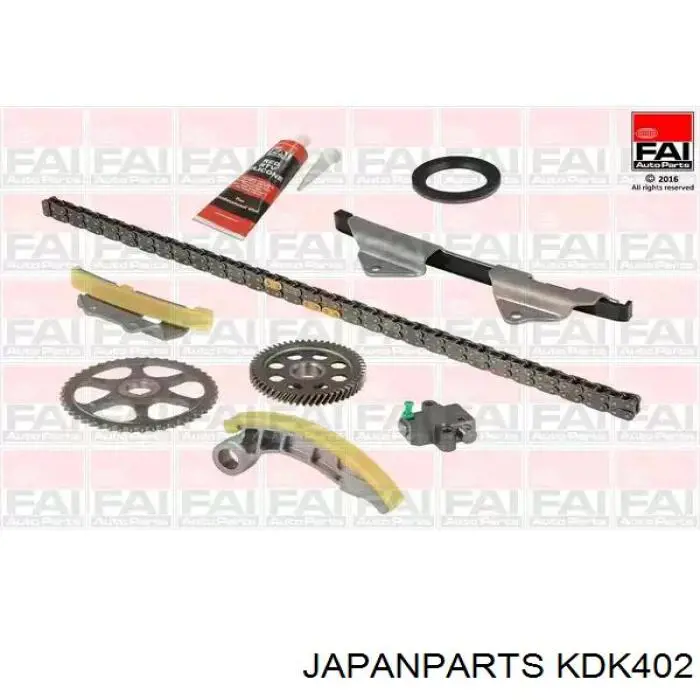 Łańcuch rozrządu, zestaw Japan Parts KDK402 cena, od 315,05 USD