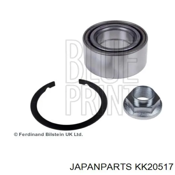 Łożysko piasty przedniej Japan Parts KK20517 cena, od 25,35 USD