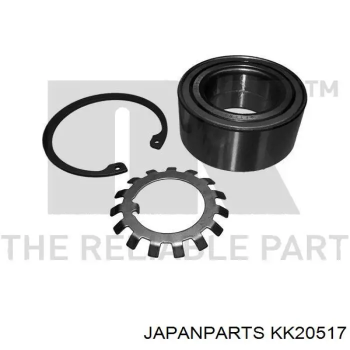Do koszyka KK20517 Japan Parts Łożysko piasty przedniej