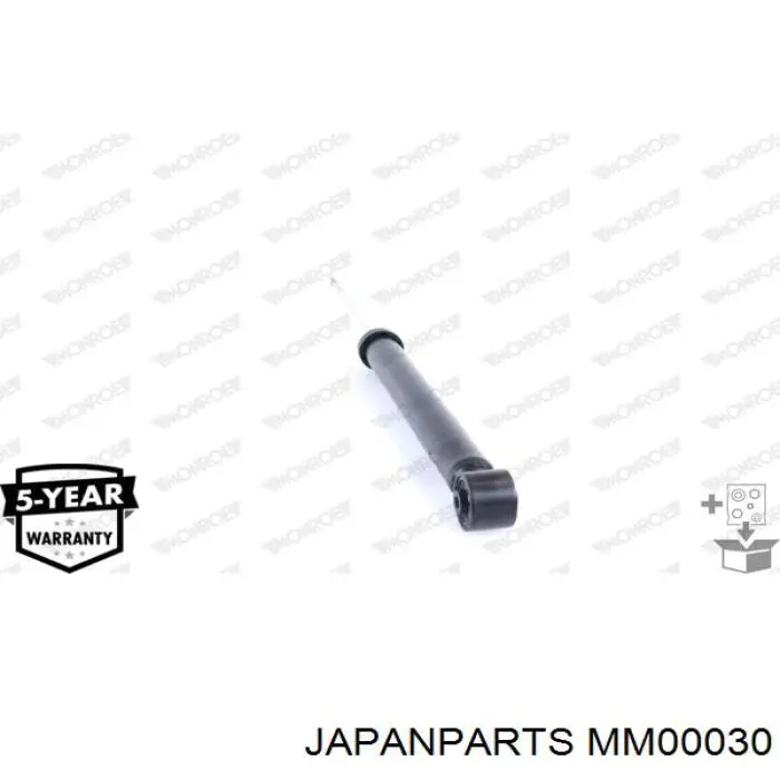 Do koszyka MM00030 Japan Parts Amortyzator tylny