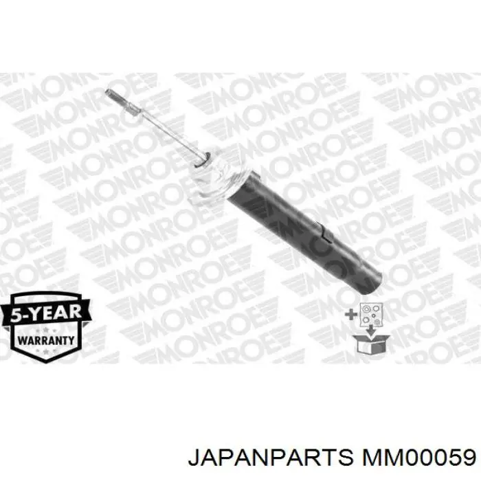 Amortyzator przedni prawy Japan Parts MM00059 cena, od 52,63 USD