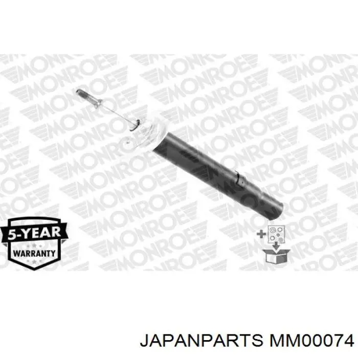 Do koszyka MM00074 Japan Parts Amortyzator przedni lewy