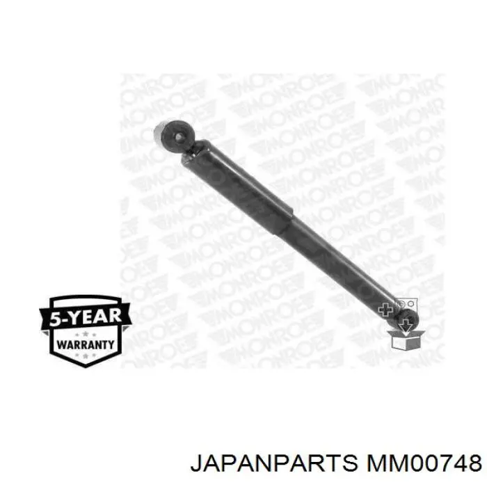 Do koszyka MM00748 Japan Parts Amortyzator tylny