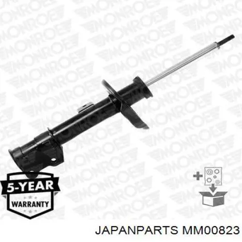 Do koszyka MM00823 Japan Parts Amortyzator przedni lewy