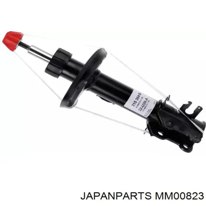 Do koszyka MM00823 Japan Parts Amortyzator przedni lewy