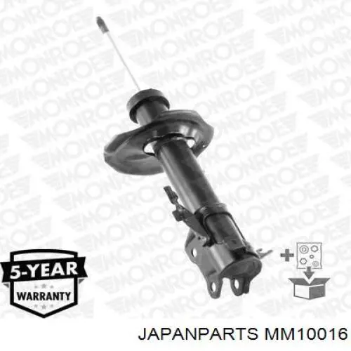 Do koszyka MM10016 Japan Parts Amortyzator przedni prawy