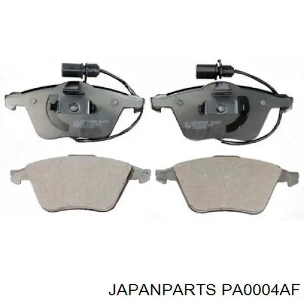 Klocki hamulcowe przednie tarczowe Japan Parts PA0004AF cena, od 31,84 USD