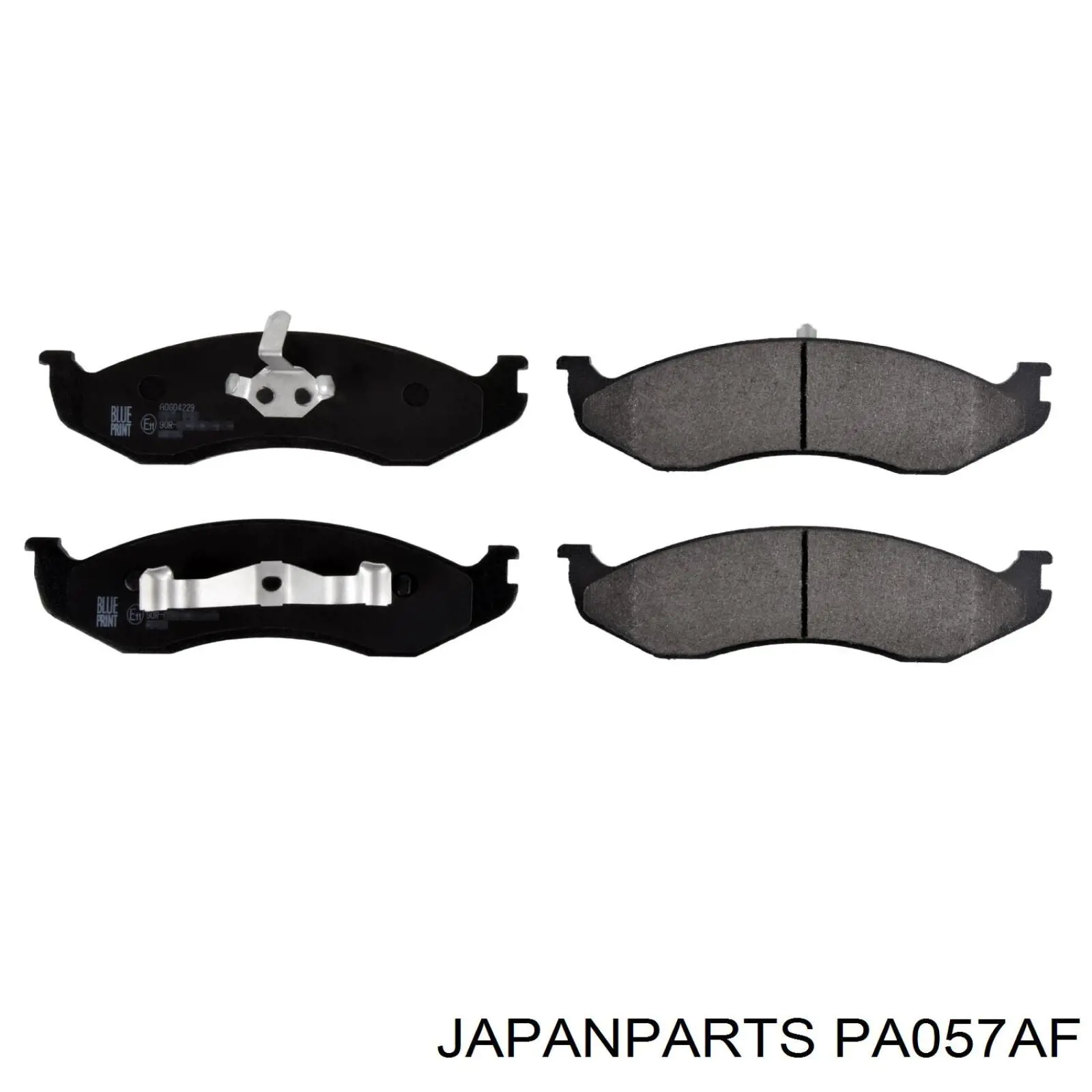 Klocki hamulcowe przednie tarczowe Japan Parts PA057AF cena, od 37,68 USD