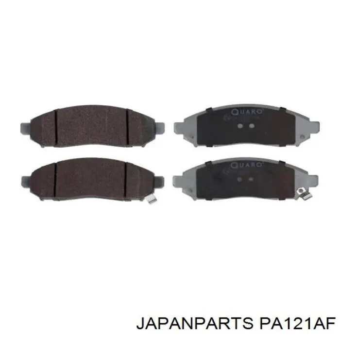 Klocki hamulcowe przednie tarczowe Japan Parts PA121AF cena, od 27,64 USD