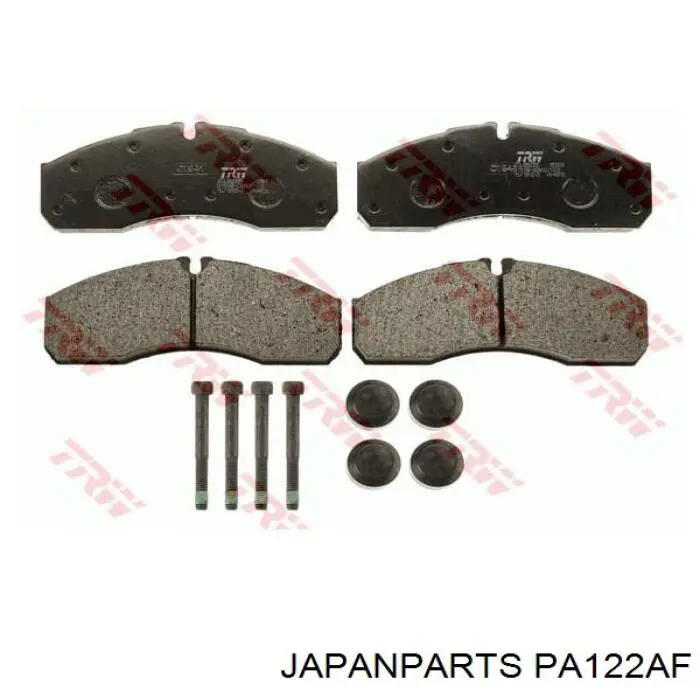 Klocki hamulcowe przednie tarczowe Japan Parts PA122AF cena, od 35,01 USD