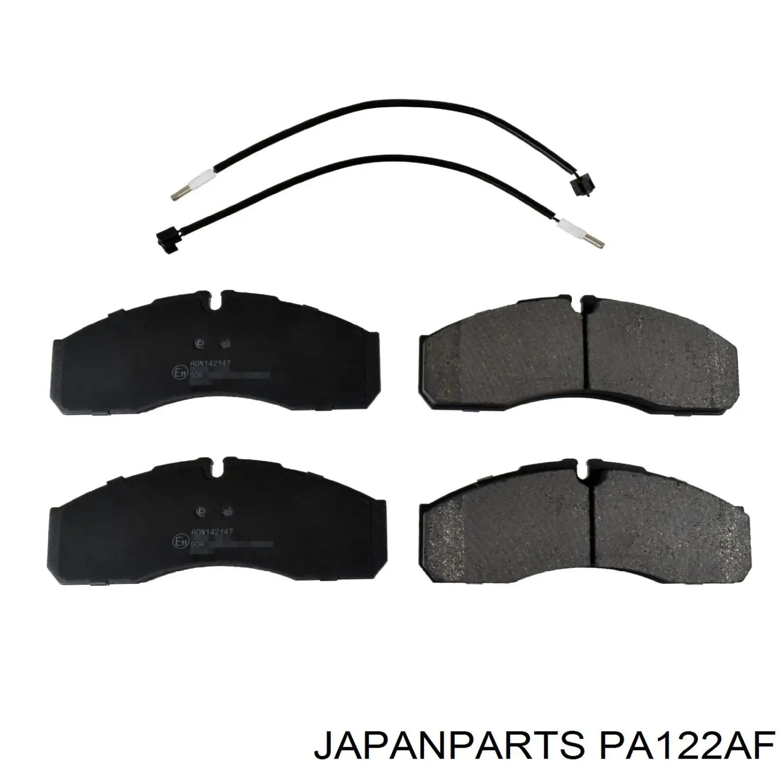 Do koszyka PA122AF Japan Parts Klocki hamulcowe przednie tarczowe