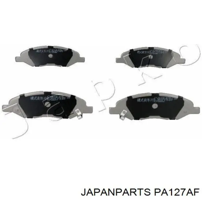 Klocki hamulcowe przednie tarczowe Japan Parts PA127AF cena, od 24,57 USD