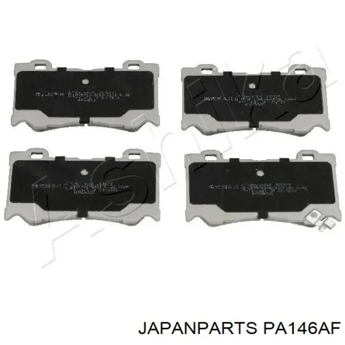 Klocki hamulcowe przednie tarczowe Japan Parts PA146AF cena, od 34,57 USD