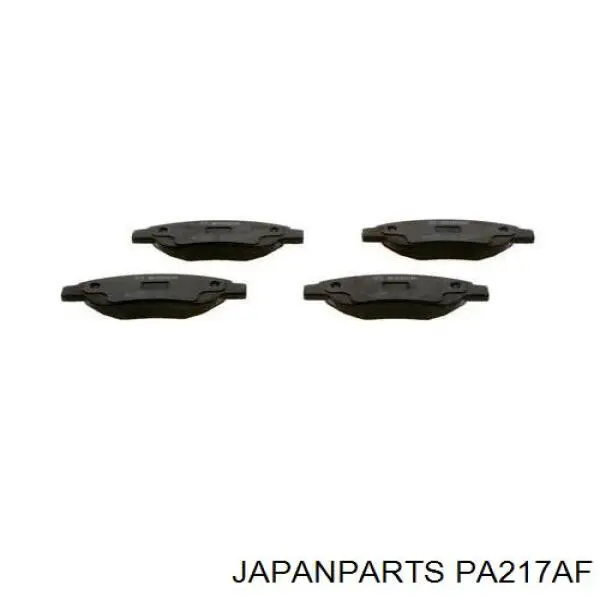 Klocki hamulcowe przednie tarczowe Japan Parts PA217AF cena, od 22,60 USD