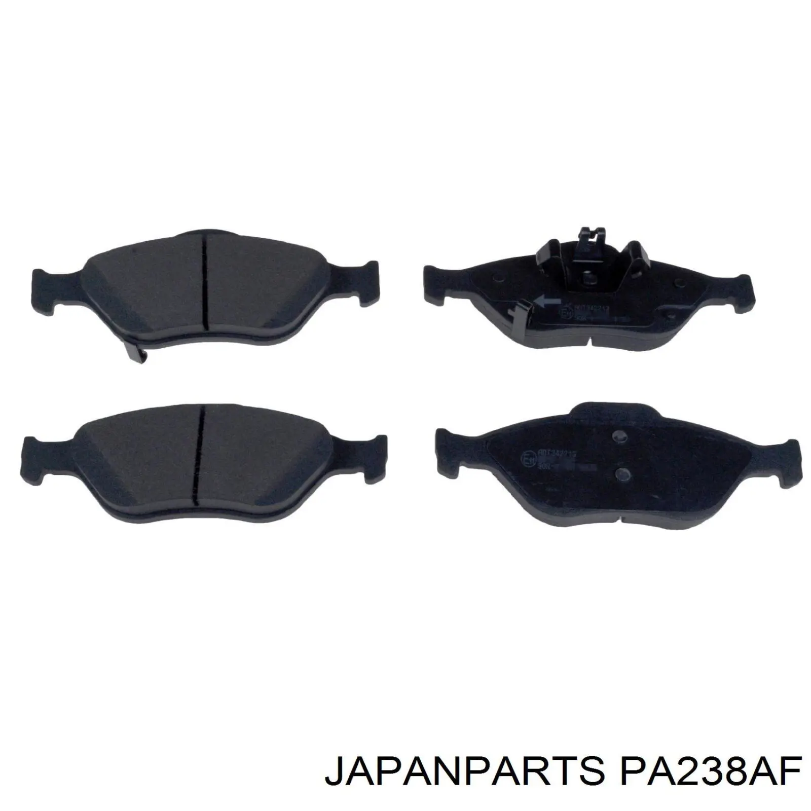 Do koszyka PA238AF Japan Parts Klocki hamulcowe przednie tarczowe