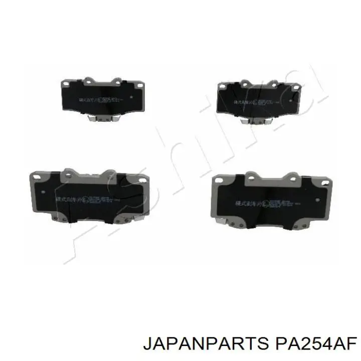 Klocki hamulcowe przednie tarczowe Japan Parts PA254AF cena, od 24,57 USD
